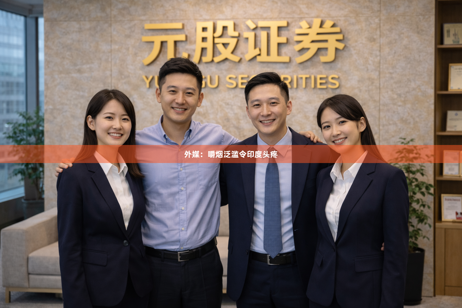 外媒：嚼烟泛滥令印度头疼