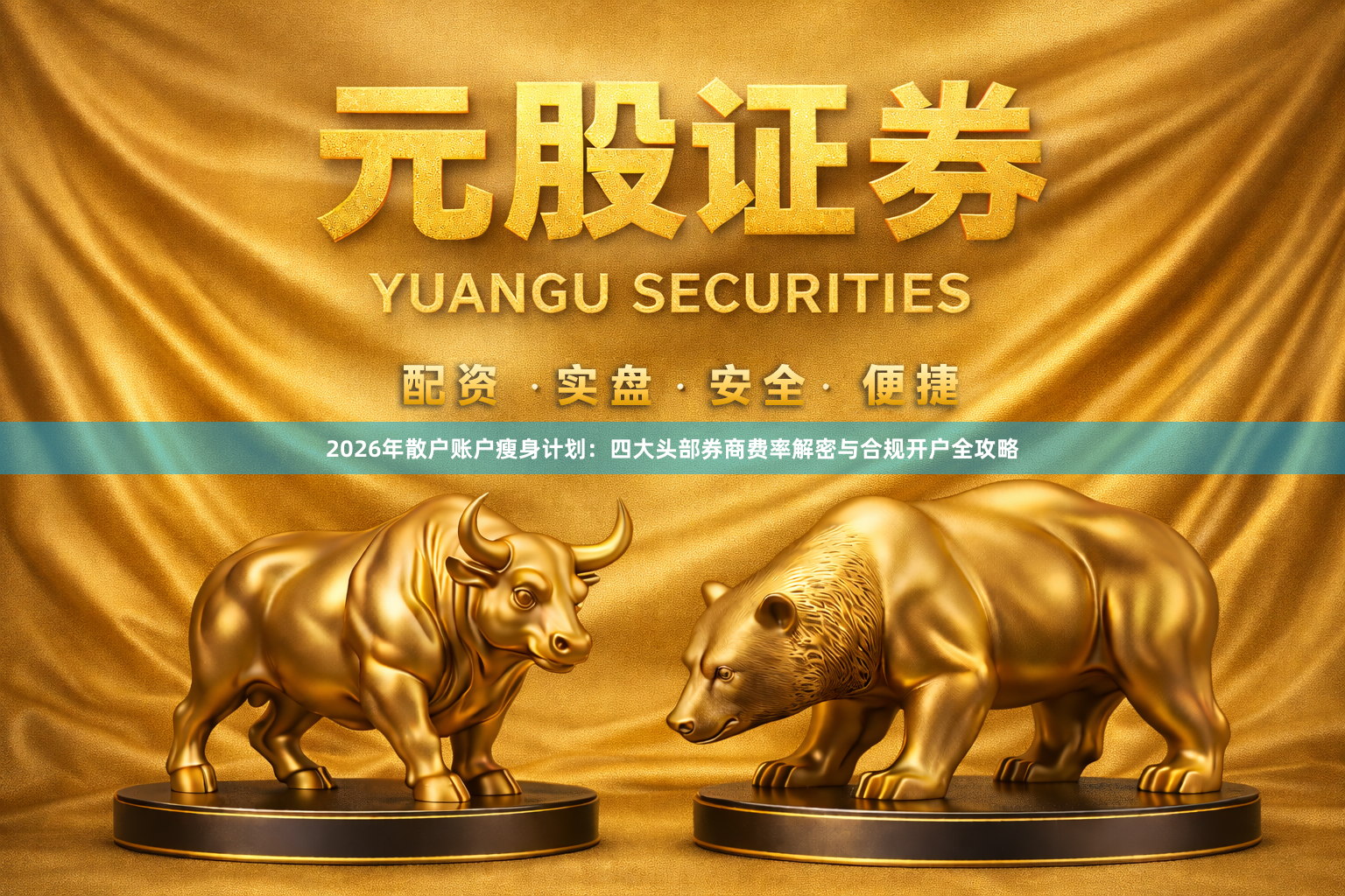 2026年散户账户瘦身计划：四大头部券商费率解密与合规开户全攻略