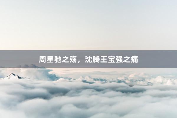周星驰之殇，沈腾王宝强之痛