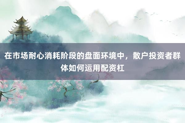 在市场耐心消耗阶段的盘面环境中，散户投资者群体如何运用配资杠